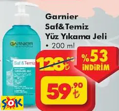 GARNİER SAF&TEMİZ YÜZ YIKAMA JELİ 200 ML